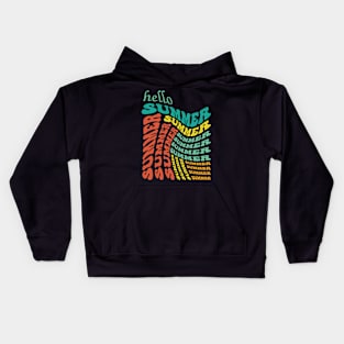 hello summer Kids Hoodie